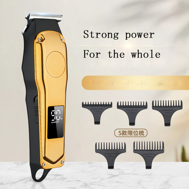 New men's Household hair Clipper USB Rechargeable TRIMMER LCD digital Display Body trimmer