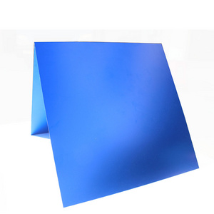 Anodized Aluminum Alloy sheet Blue color anodise sandblasting 1050A 1060 1200 1100 3003 3A21 3005 3104 5005 5052 8011 plate