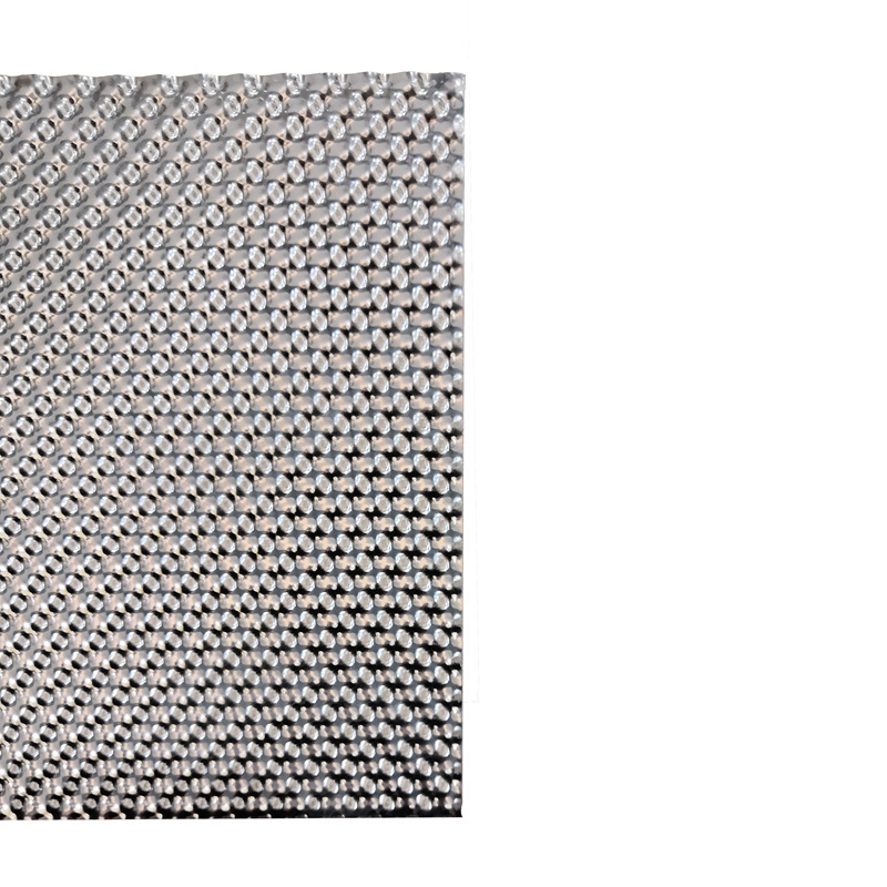 Hemispherical Embossed Corrugated Aluminum Sheet For Auto Radiator Heat Dissipation Or Dust Proof