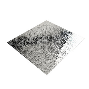 Mirror Aluminum Pattern  Hammer  Reflectivity 95 Embossed Plate Sheet For Lamp Grow UV Light Processing Custom