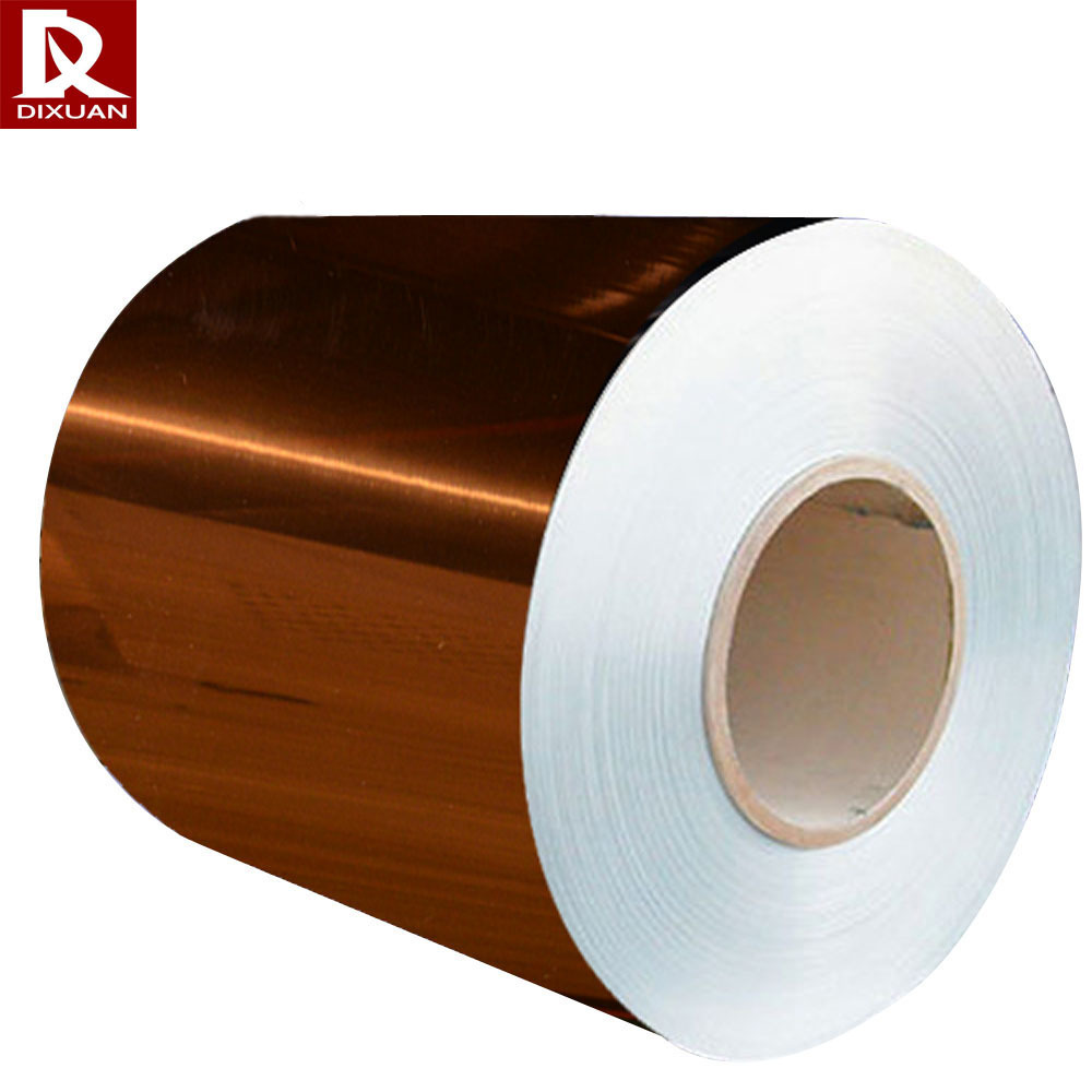 Aluminum coil mirror aluminio plate polished gross bright high reflective sheet Gold gold silver black blue red copper colors