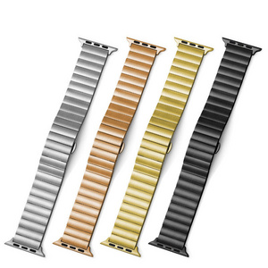 Luxury Stainless Steel Watch Band Replacement Metal Strap For Apple Watch Luxury Band