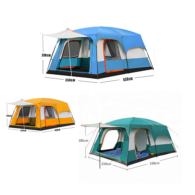 8 Persons ultralight tents tenda camping equipment carpas de camping