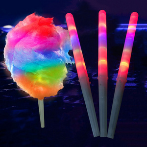 led cotton candy stick colorful glow stick light for party