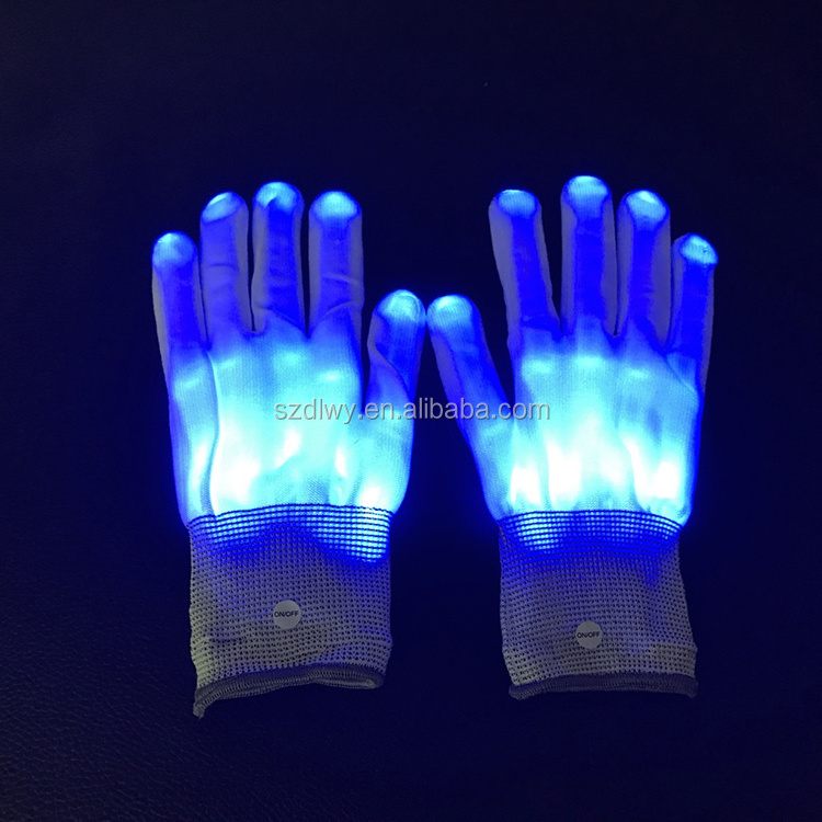 LED gloves Halloween Party Favor Flashing LED Party Gloves for concert