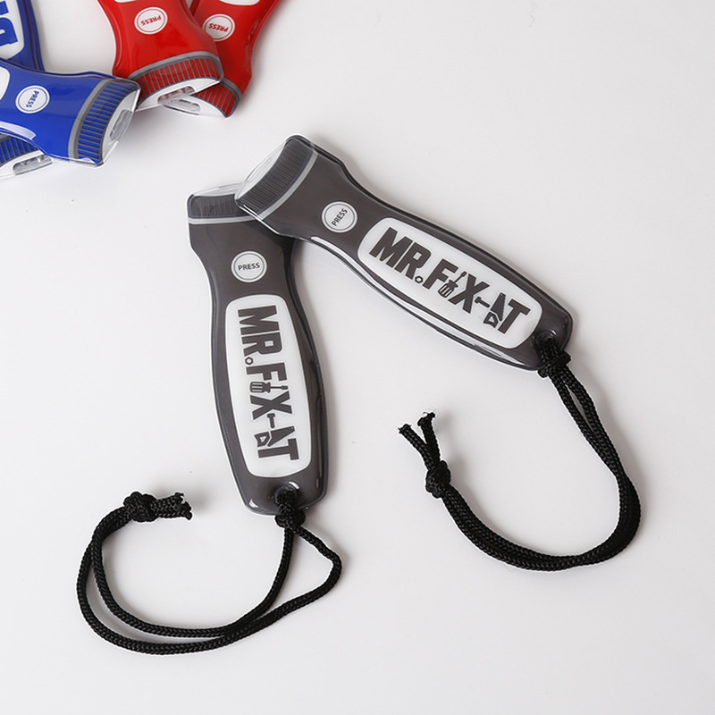 Creative Gift logo customized PVC voltage hand-pressing light keychain flashlight led flashing lamp keychain pendant