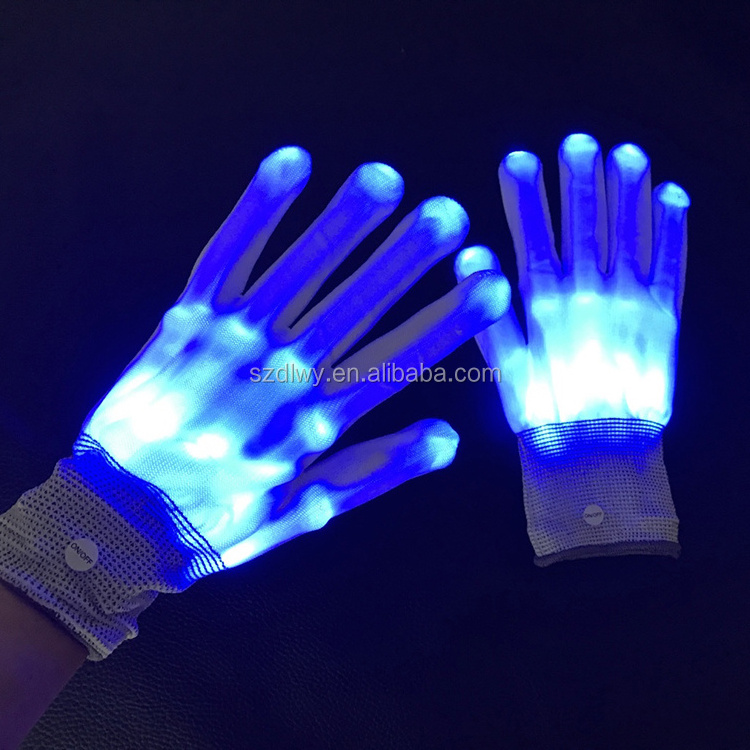 LED gloves Halloween Party Favor Flashing LED Party Gloves for concert