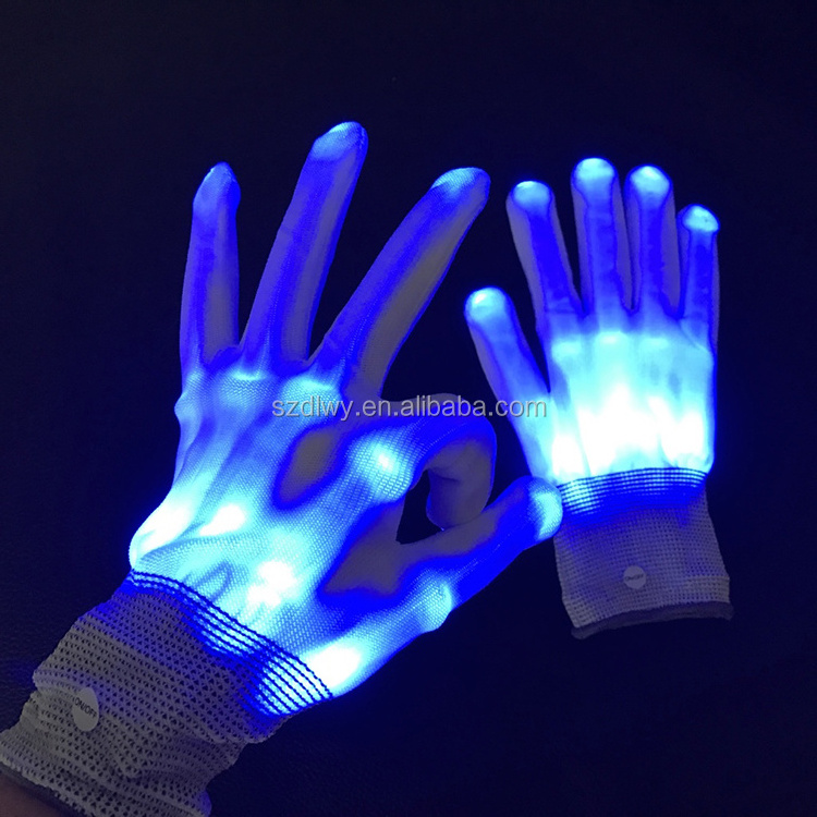 LED gloves Halloween Party Favor Flashing LED Party Gloves for concert