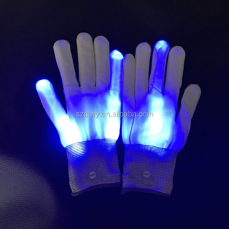 LED gloves Halloween Party Favor Flashing LED Party Gloves for concert