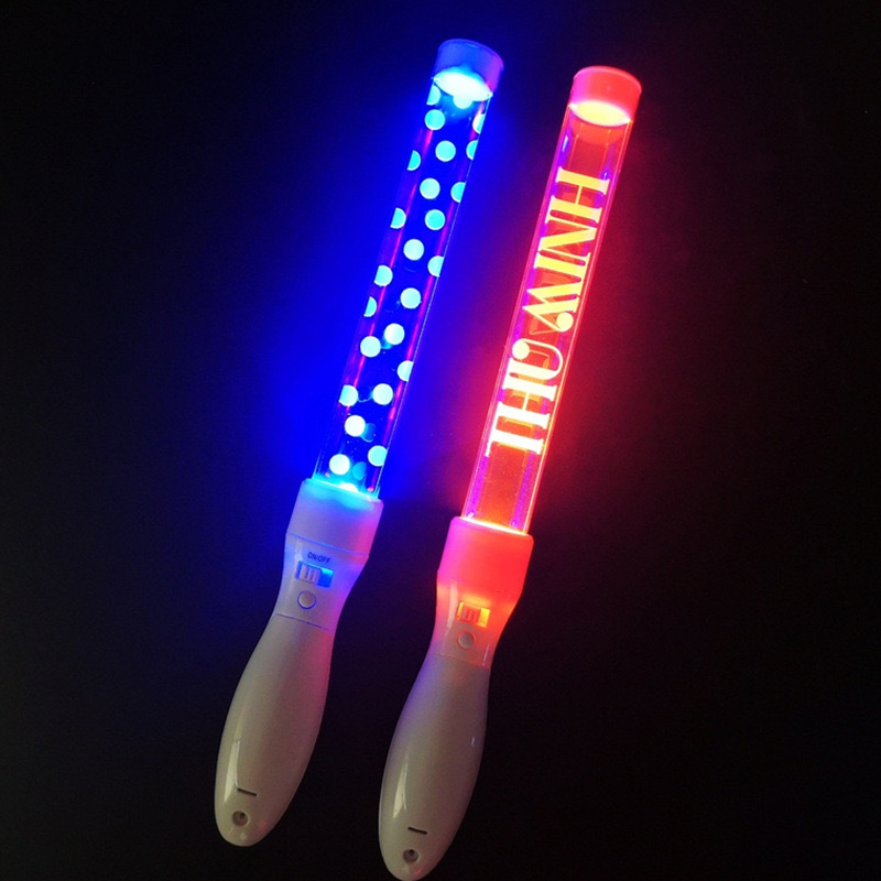 Hot Sales Custom acrylic Glow Sticks LED sticks For Party Supplies