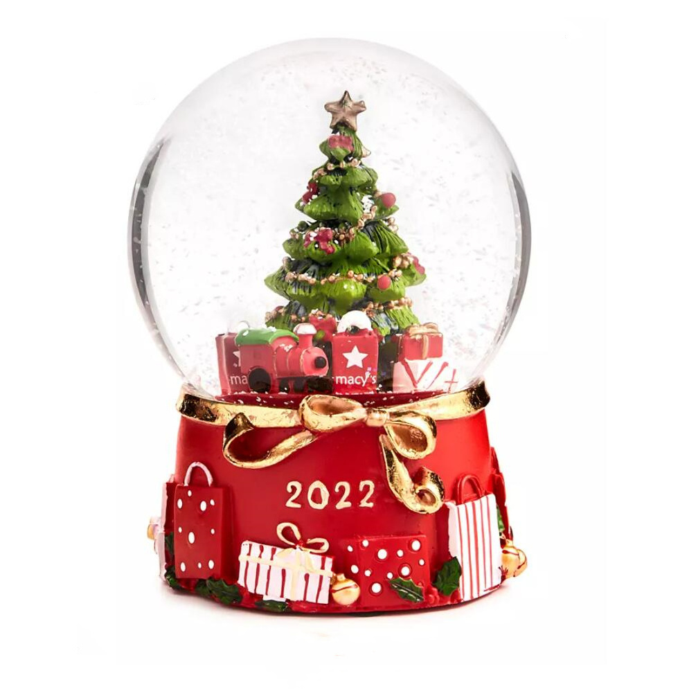 Christmas Snow Globe Glitter Musical Custom Water Snowglobe