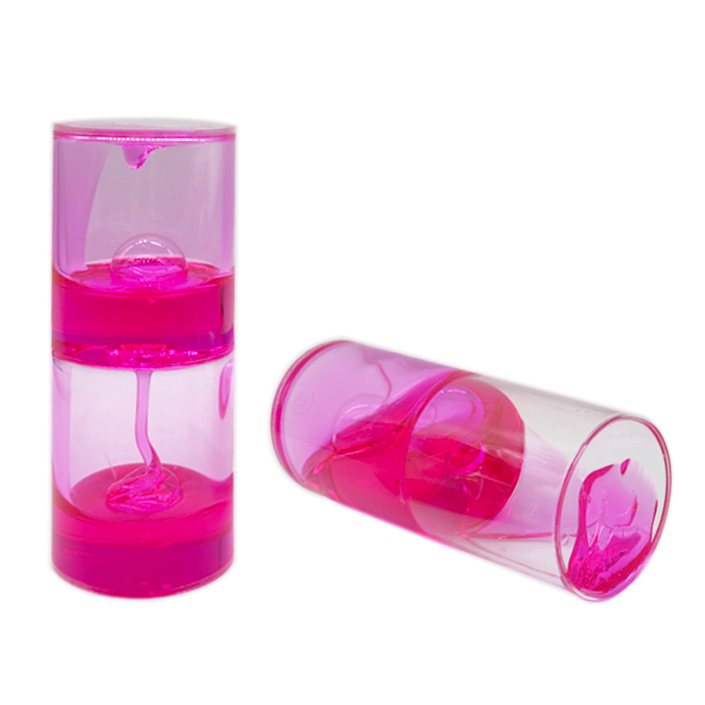 Anti-Gravity Manufacturer Novelty Acrylic Liquid Water LAVA Floating Beads Sand Hourglass Gel Timer