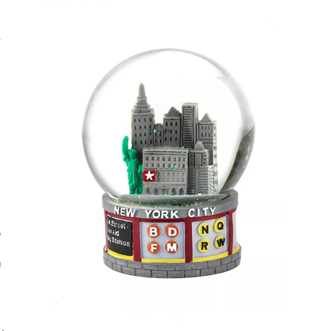 Christmas Snow Globe Glitter Musical Custom Water Snowglobe