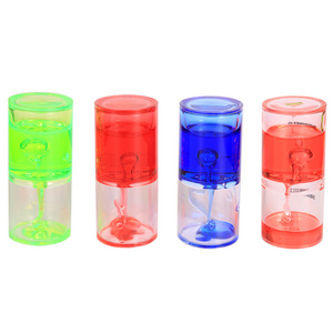 Anti-Gravity Manufacturer Novelty Acrylic Liquid Water LAVA Floating Beads Sand Hourglass Gel Timer