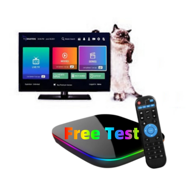 Free test Support 4K HD Video Romania Portugal Germany Netherlands UK Arabic India For Box android IPTV M-3-U full HD panel