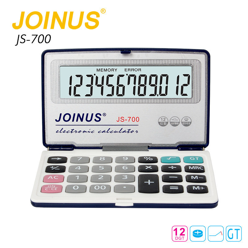 Factory direct 12 digit folding calculator for student