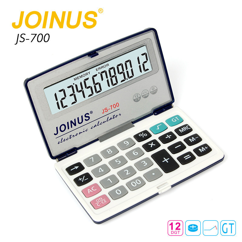 Factory direct 12 digit folding calculator for student