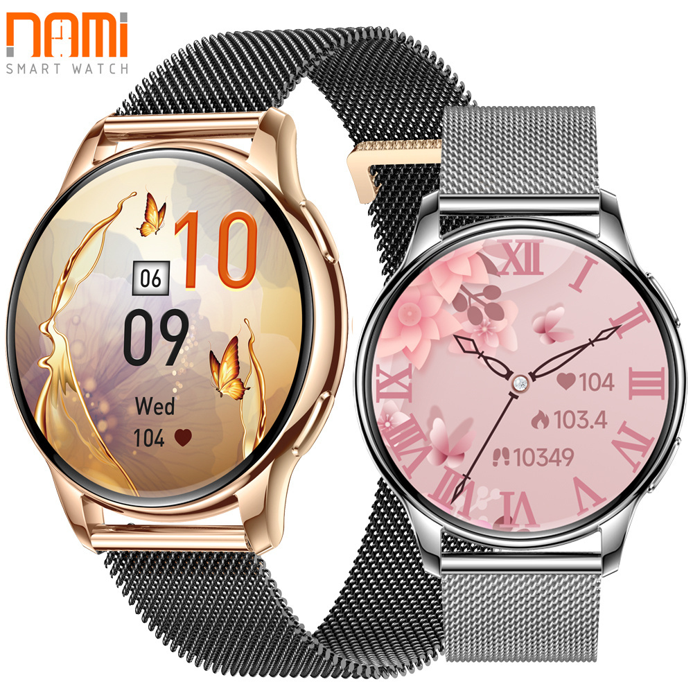 New women SmartWatch 2024 BT Call Heart Rate Monitor Smart Bracelet 1.32Inch make call lady AMOLED Smart Watches