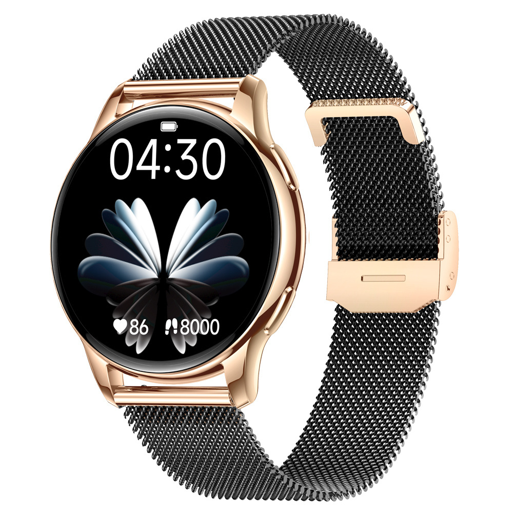 New 1.32inch make call Gesture Wakeup smartwatch round BT Calling Watch Sports Tracking lady AMOLED dial call smart watch