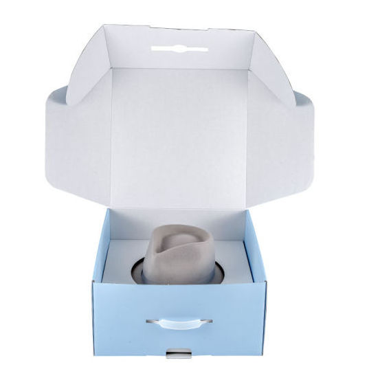 Biodegradable Kraft Cardboard Cap Corrugated  Boxes Custom Digital Printing Hat Shipping Box Packaging Fedora Hat Boxes