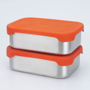 Stainless Steel Microwave Safe Bento Silicone Lid Lunch Box Leak Proof Rectangle Loncheras Escolares Insulated Stainless Steel