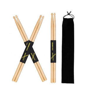 Professional OEM Bulk Hickory & Maple Drumsticks 5A 7A 5B 2B Factory Sale Musical Instruments & Accessories