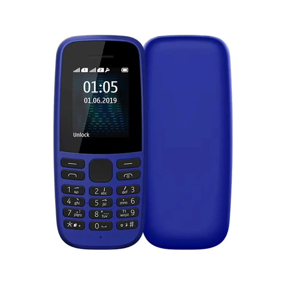 For Nokia 105 2019 Brand New Single Sim Card Handset With Flashlight Mini Feature Cell Mobile Phone Nokia 105