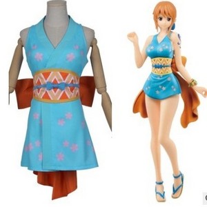 Anime One Piece Wano Country Nami Cosplay Costume Wanokuni Style Nami Dress Outfit Halloween Carnival Costumes