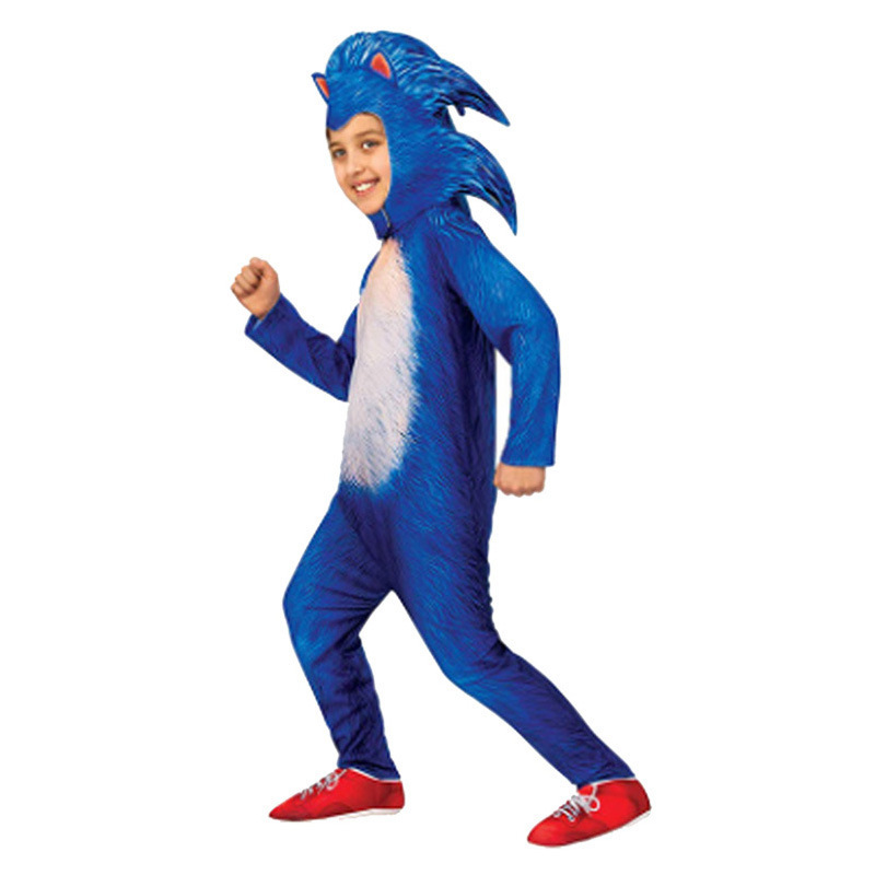 Kids Performance Show Game Character Cosplay Movie Halloween Costume Christmas Dress Sonic costume