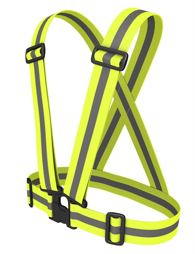 high quality hivis yellow High Visibility Reflective Safety vest work vest Reflective tape protective safety hivis vest