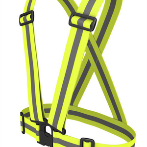 high quality hivis yellow High Visibility Reflective Safety vest work vest Reflective tape protective safety hivis vest