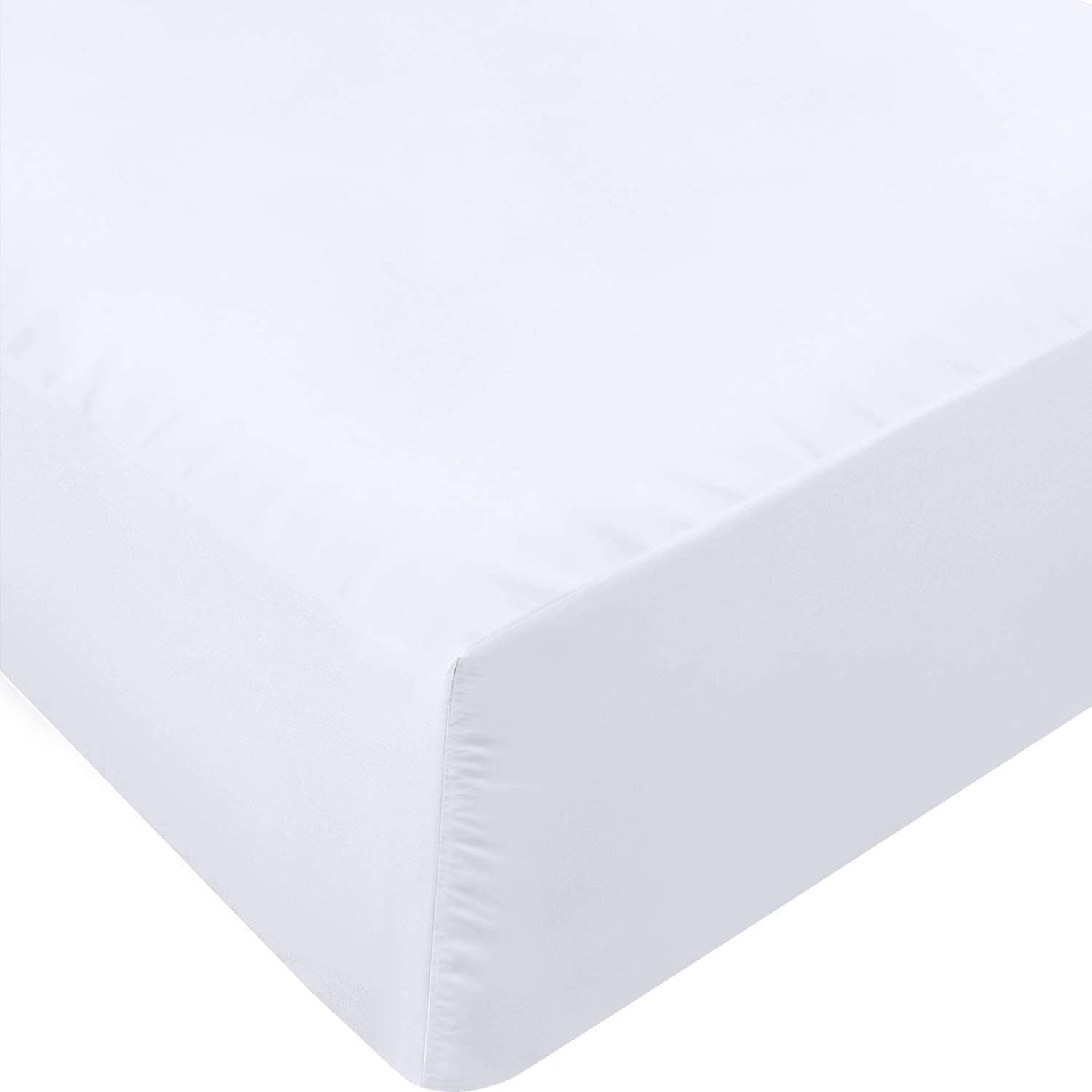 Custom US Twin Size 100% polyester microfiber bedding 3 PCS sheets sets hotel and home cotton feeling white sheets sets