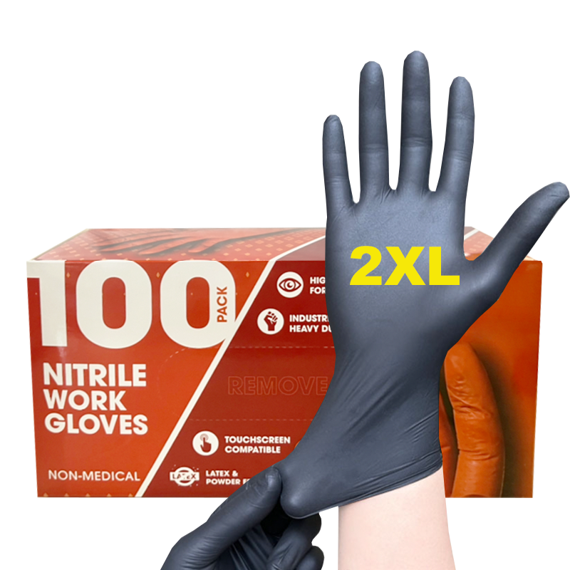 Kids 9 inches extra small Blue black Manufacturers pure nitrile salon tattoo beauty make up powder free nitrile XS gloves