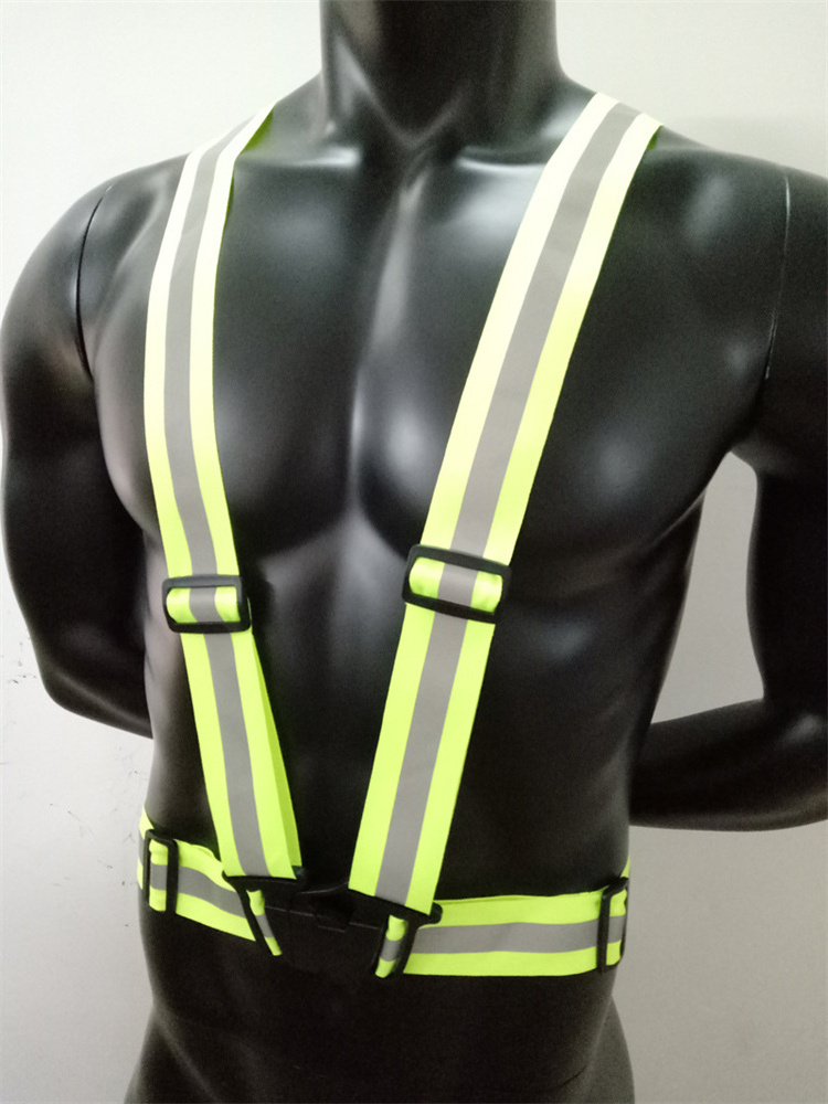 high quality hivis yellow High Visibility Reflective Safety vest work vest Reflective tape protective safety hivis vest