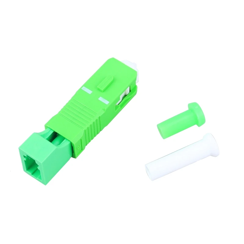 SC/APC to LC/UPC SC Male to LC Female Hybrid Fiber Optic Adapter Fiber Connector Singlemode Optical Adapter Accessories