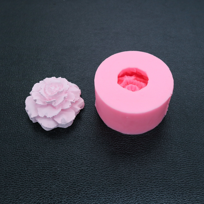 DIY Crystal drops of glue 3D Sweet Rose Flower Silicone mold Decorating Craft Tools Easy to clean