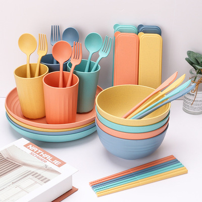 Children's tableware kitchenware for infants plastic products color safe baking utensils tableware