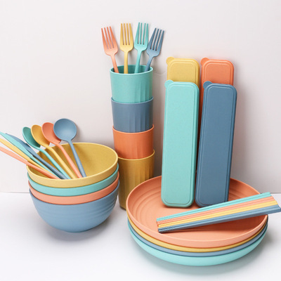 Children's tableware kitchenware for infants plastic products color safe baking utensils tableware