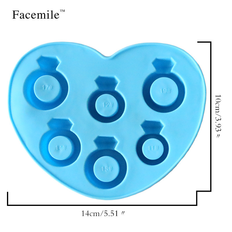 Snow ice cube silicone mold 15 square ice cube brain creative modeling 4 hole diamond ice mold