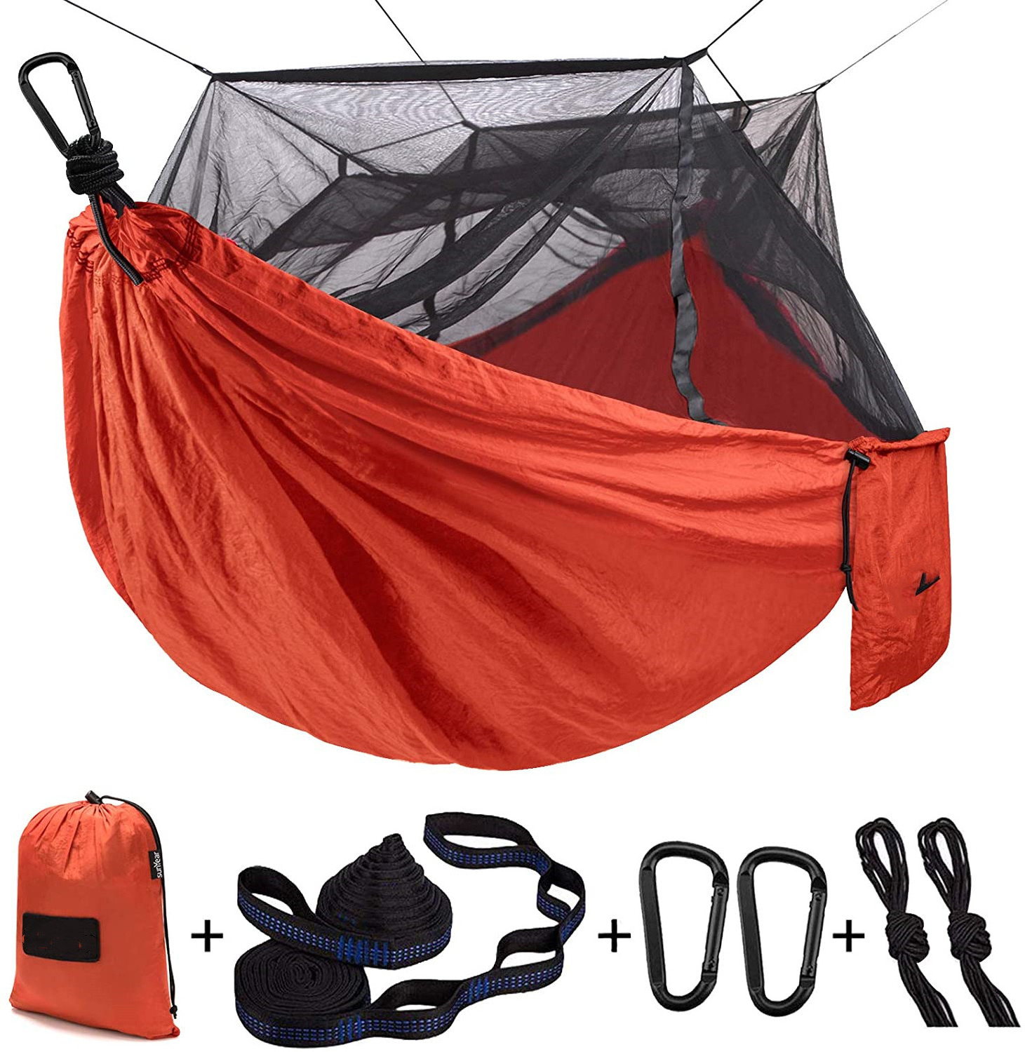 Ultralight Portable Nylon Camping Hammock Mosquito Net Outdoor Windproof, Anti-Mosquito, Swing Sleeping Hammock