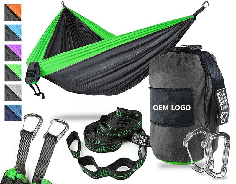 Camping Hammock with Mosquito Net - 2 Person Outdoor Travel Hammock for Camping Hiking Backpacking