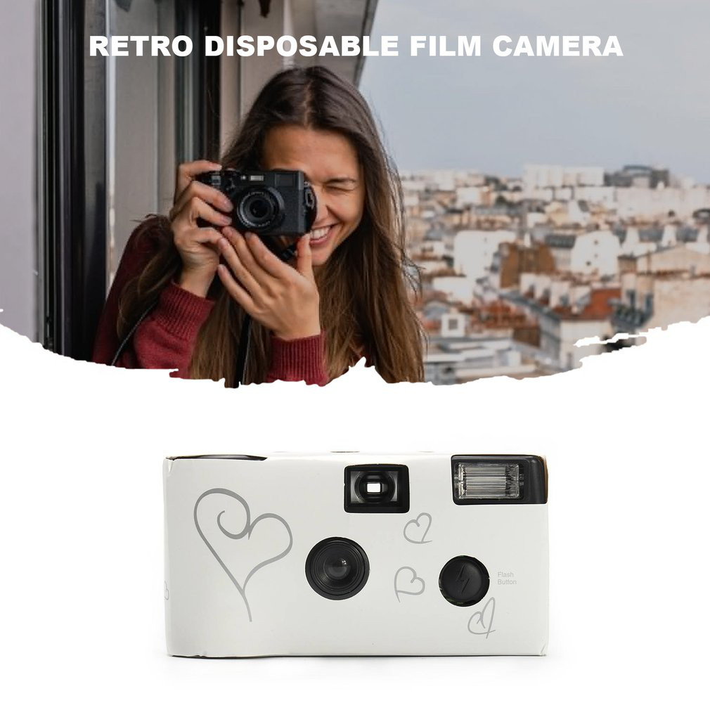 Cheap Factory Price Disposable Camera Single Use with Flash  35mm Codak Film Optional Black White