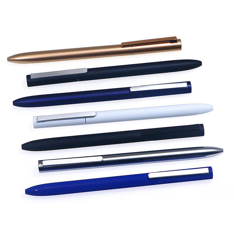 Eacajess custom logo laser engraving ball pen manufacturing xiaomi sign gel metal ballpoint pen