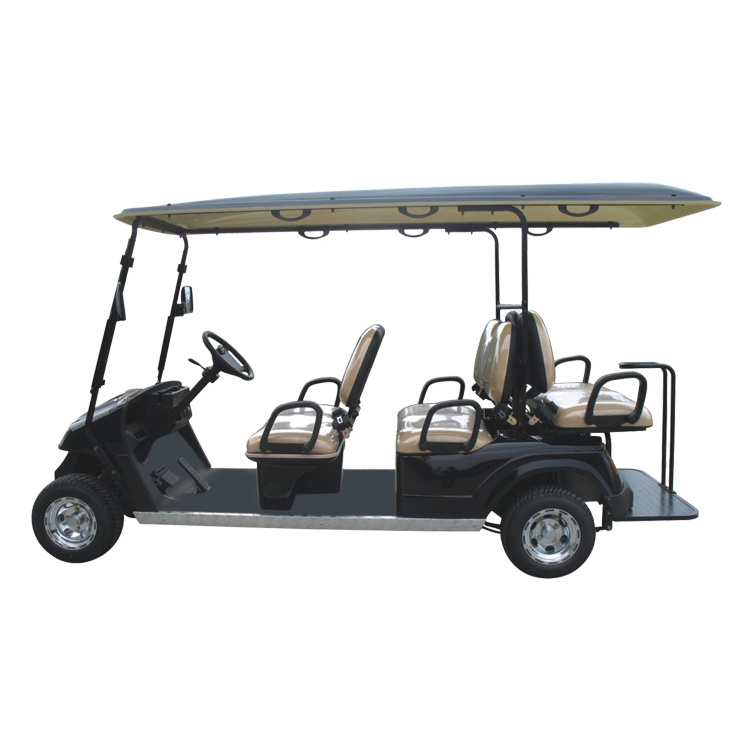 EG chinese custom price luxury 48v lithium battery 6 seater electric golf cart for sale