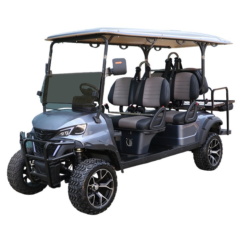 EG chinese custom price luxury 48v lithium battery 6 seater electric golf cart for sale