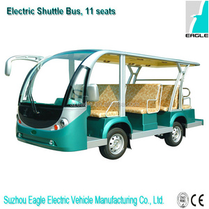 electric garden utility vehicle 15 seaters shuttle bus for sale with cheap price