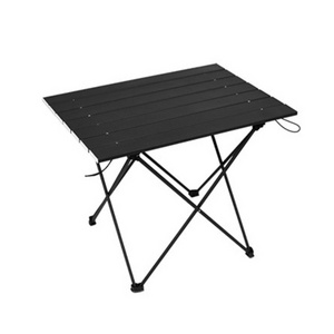 Portable Folding Table 16in Small Size Ultralight 6061 Aluminium Alloy Outdoor Furniture Hiking Travel BBQ Picnic Camping Table