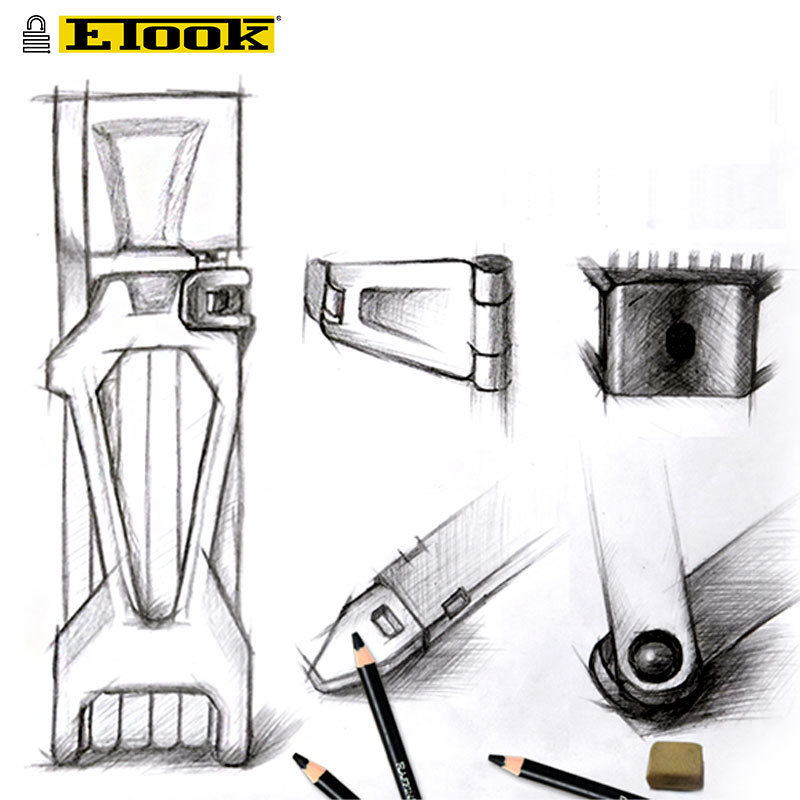 ETOOK Patent Design Bike Foldable Lock Original Factory Bike JointLock Anti Theft Escooter Electric Bicycle Bike Lock