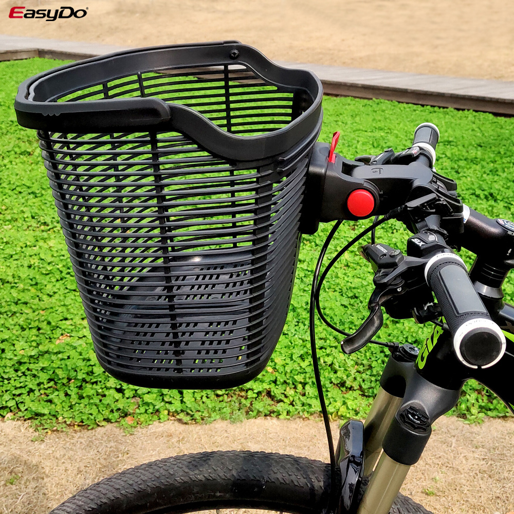 EasyDo Bicycle Luggage Carrier Removable Front Plastic Mountain Bicycle Large Capacity Shelf Basket