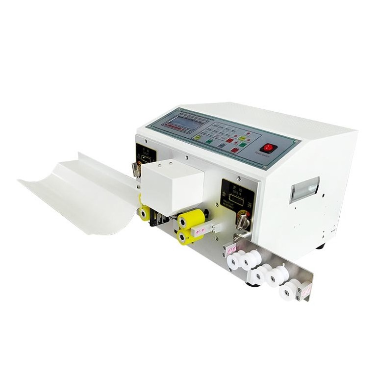 Flexible Production automatic small USB data cable cutting wire stripping peeling machine for cable